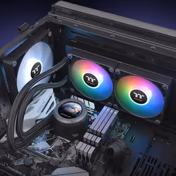 Thermaltake TH240 V2 Ultra Processeur Refroidisseur de liquide tout-en-un 12 cm Noir 1 pièce(s) - Vue supplémentaire 6