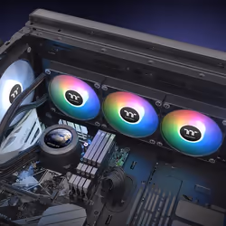 Thermaltake TH360 V2 Ultra Processeur Refroidisseur de liquide tout-en-un 12 cm Noir - Vue supplémentaire 6