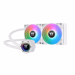 Thermaltake TH240 V2 ARGB, Kit de refroidissement du liquide, 24 cm, 57,05 cfm, Blanc