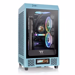 Thermaltake Tower 200, Mini Tower, PC, Turquoise, Mini-ITX, Jouer, 20 cm