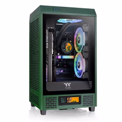 Thermaltake Tower 200, Mini Tower, PC, Vert, Mini-ITX, Jouer, 20 cm