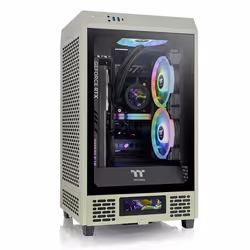 Thermaltake Tower 200, Mini Tower, PC, Vert, Mini-ITX, Jouer, 20 cm