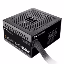 Thermaltake Smart BM3, 550 W, 100 - 240 V, 50/60 Hz, 12 A, Actif, 105 W