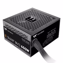 Thermaltake Smart BM3, 650 W, 100 - 240 V, 50/60 Hz, 15 A, Actif, 110 W