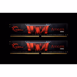 G.Skill Aegis F4-2666C19D-32GIS, 32 Go, 2 x 16 Go, DDR4, 2666 MHz, 288-pin DIMM