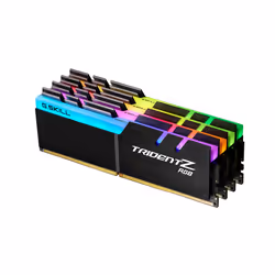 G.Skill Trident Z RGB F4-3600C16Q-64GTZRC, 64 Go, 4 x 16 Go, DDR4, 3600 MHz
