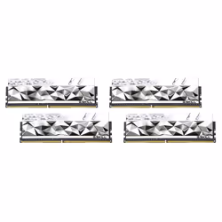 G.Skill Trident Z Royal F4-3600C16Q-64GTESC, 64 Go, 4 x 16 Go, DDR4, 3600 MHz, 288-pin DIMM, Argent