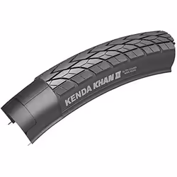 Pneu de vélo - KENDA - Khan II - Noir - 26 X 175 - Durable et solide