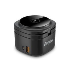 Energizer WCP311 chargeur d'appareils mobiles Écouteurs, Smartphone, Smartwatch Noir Secteur Recharge sans fil Charge rapide Intérieure