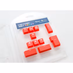 Ducky Double-Shot, Capuchon de clavier, Téréphtalate de polybutylène (pbt0, Rouge