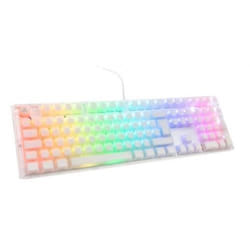 Ducky One 3 RGB clavier Gaming USB QWERTY Anglais américain Blanc