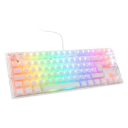 Clavier gaming - DUCKY - Ducky One 3 Aura White TKL - Rétroéclairage RGB LED - Design compact TKL - Filaire