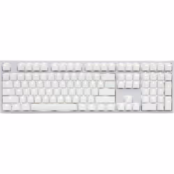Ducky ONE 2 White Edition, Taille réelle (100 %), USB, Clavier mécanique, Blanc