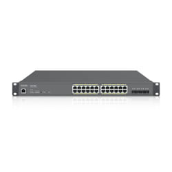 EnGenius ECS1528FP commutateur réseau Géré L2 Gigabit Ethernet (10/100/1000) Connexion Ethernet, supportant l'alimentation via ce port (PoE) 1U Noir