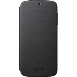 Acer Liquid Z330 Flip Cover Grey coque de protection pour téléphones portables Folio porte carte Gris