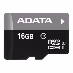 Carte mémoire ADATA 16 Go MicroSD UHS-I Class10 - Noir