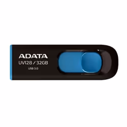 ADATA DashDrive UV128 128GB lecteur USB flash 128 Go USB Type-A 3.2 Gen 1 (3.1 Gen 1) Noir, Bleu