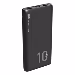 Silicon Power QP15, 10000 mAh, Lithium Polymère (LiPo), Quick Charge 3.0, 18 W, Noir