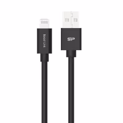 Silicon Power SP1M0ASYLK15AL1K, 1000 m, USB A, USB C/Lightning, Mâle, Mâle, Noir