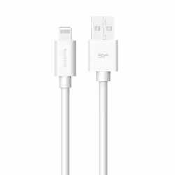 Silicon Power SP1M0ASYLK15AL1W, 1000 m, USB A, USB C/Lightning, Mâle, Mâle, Blanc