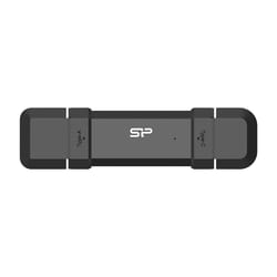 Silicon Power DS72 lecteur USB flash 500 Go USB Type-A / USB Type-C 3.2 Gen 2 (3.1 Gen 2) Noir