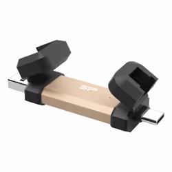 Silicon Power DS72 lecteur USB flash 500 Go USB Type-A / USB Type-C 3.2 Gen 2 (3.1 Gen 2) Or - Vue supplémentaire 2