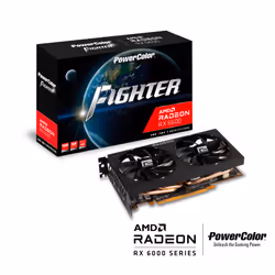 PowerColor AXRX 6600 8GBD6-3DH carte graphique AMD Radeon RX 6600 8 Go GDDR6 - Vue supplémentaire 6
