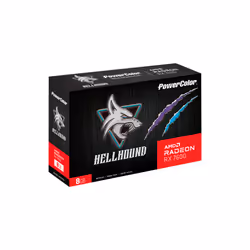 PowerColor Hellhound RX 7600 8G-L/OC AMD Radeon RX 7600 8 Go GDDR6 - Vue supplémentaire 5