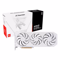 PowerColor Hellhound Radeon RX 9070 XT Spectral White AMD 16 Go GDDR6 - Vue supplémentaire 7