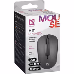 Defender HIT MM-495 souris Ambidextre RF sans fil Optique 1600 DPI - Vue supplémentaire 4