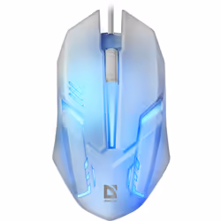 Defender Сyber MB-560L, Ambidextre, Optique, USB Type-A, 1200 DPI, Blanc