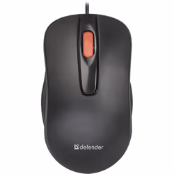 Defender POINT MM-756, Ambidextre, Optique, USB Type-A, 1000 DPI, Noir