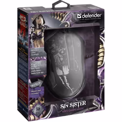 Defender SIN'SISTER GM-933 souris Gaming Droitier USB Type-A Optique 7200 DPI - Vue supplémentaire 7