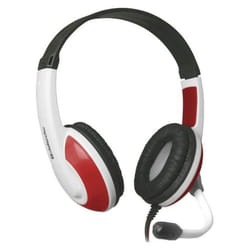 Defender Warhead G-120 Casque Avec fil Arceau Jouer Noir, Rouge, Blanc