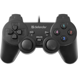 Defender Omega Noir USB Manette de jeu Analogique PC