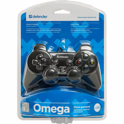 Defender Omega Noir USB Manette de jeu Analogique PC