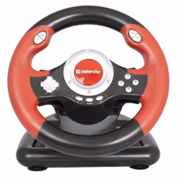 Defender Challenge Mini LE Noir, Rouge USB 2.0 Volant + pédales PC