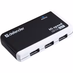 Defender Quadro Infix, USB 2.0, 480 Mbit/s, Noir, Blanc, 1 m, USB