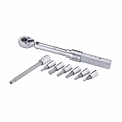 Birzman 3-15 Nm, Clé dynamométrique à cliquet, Mécanique, 1/4", 3 - 15 N·m, Acier, Acier inoxydable