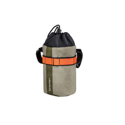 Birzman Packman Travel Bottle Pack Devant Sacoche pour bicyclette 0,75 L Tissu Kaki, Orange