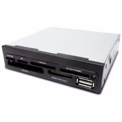 CoolBox CR-400V2, CF, Clé USB (MS), MicroSD (TransFlash), MicroSDHC, MicroSDXC, MMC, MS Duo, MS Micro (M2), MS PRO,..., Noir, ...