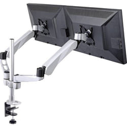 SpeaKa Professional SP-3947568 Flex x2 Support de table pour écran 254 cm (10) - 686 cm (27) noir argent réglable