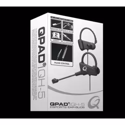 QPAD QH5, Avec fil, Jouer, 20 - 20000 Hz, 50 g, Casque, Noir