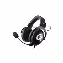 QPAD QH-91, Avec fil, Jouer, 15 - 25000 Hz, 350 g, Casque, Noir