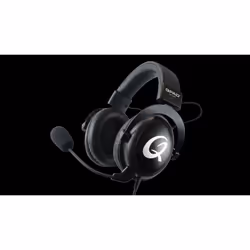 QPAD QH-92, Avec fil, Jouer, 15 - 25000 Hz, 350 g, Casque, Noir