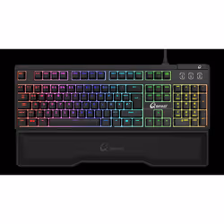 QPAD MK 75 PRO, Taille réelle (100 %), Avec fil, USB, Clavier mécanique, LED RGB, Noir