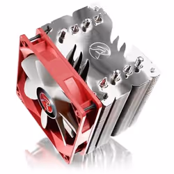 RAIJINTEK Themis Evo Processeur Refroidisseur 12 cm Métallique, Rouge, Blanc - Vue supplémentaire 6