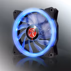 RAIJINTEK IRIS 12 RGB – ORCUS Boitier PC Ventilateur 12 cm Noir, Transparent 1 pièce(s)