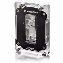 RAIJINTEK CWB-TR4 RBW, Bloc d'eau, Cuivre, Nickel, polyméthacrylate de méthyle (PMMA), Transparent, Socket TR4, 1/4", UC