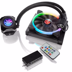 RAIJINTEK ORCUS 140 RBW, Refroidisseur de liquide tout-en-un, 14 cm, 65,19 cfm, Noir